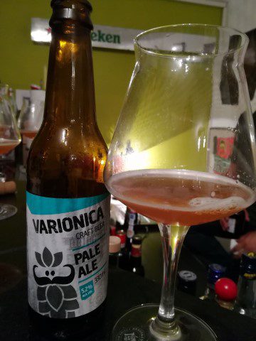 Varionica Pale Ale, Verkostung vom 12.07.2017
