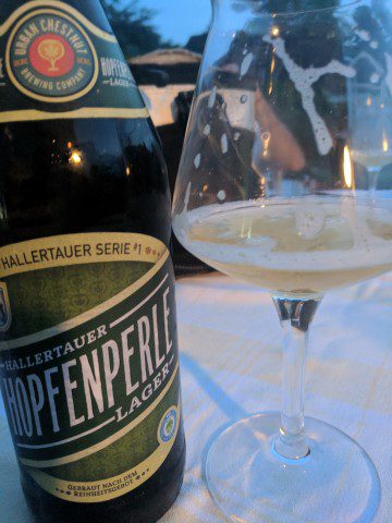 Urban Chestnut Hallertauer Hopfenperle Lager, Verkostung vom 23.08.2017