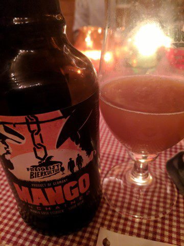 Freigeist Mango Unchained, Verkostung vom 20.09.2017