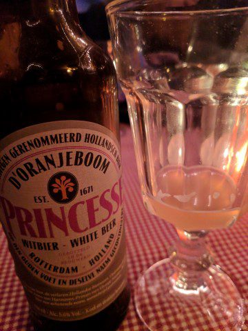Oranjeboom Witte Princesse Bier, Verkostung vom 04.10.2017