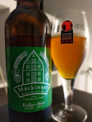 Mäckinger Keller-Bier, Verkostung vom 06.10.2017