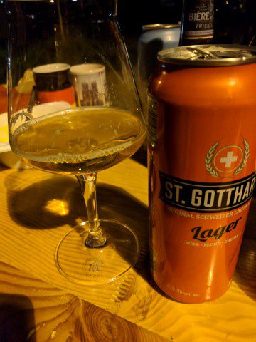 St. Gotthard Lager, Verkostung vom 01.11.2017