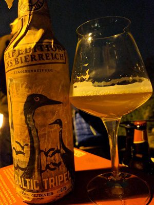 Insel-Brauerei Baltic Tripel, Verkostung vom 01.11.2017