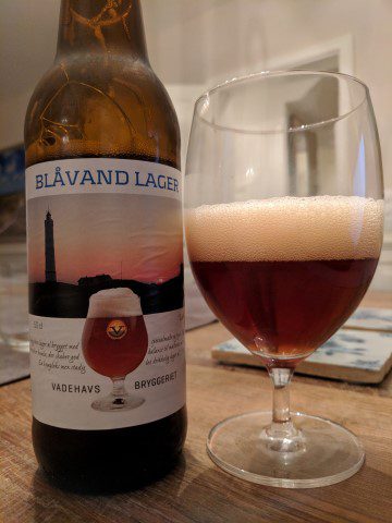 Vadehavsbryggeriet Blavand Lager, Verkostung vom 10.11.2017