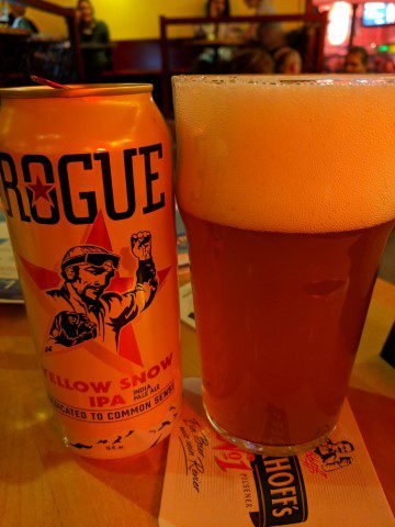 Rogues Yellow Snow IPA, Verkostung vom 11.01.2018