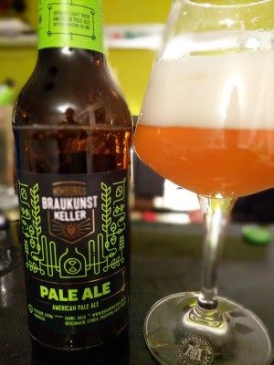 Braukunstkeller Pale Ale, Verkostung vom 21.02.2018