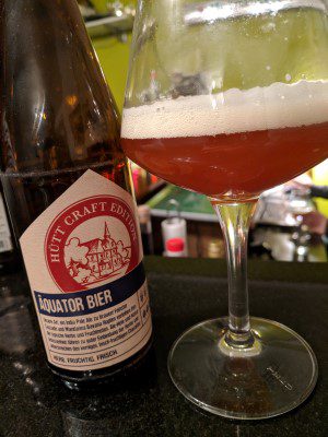 Hütt Craft Edition Äquator-Bier, Verkostung vom 07.03.2018