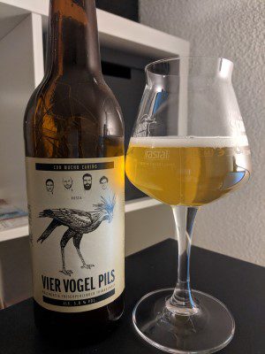 Vier Vogel Pils, Verkostung vom 08.04.2018