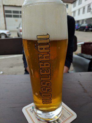 Rössle Bräu Naturtrübes, Verkostung vom 28.07.2018