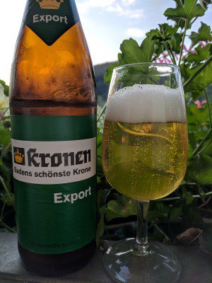 Brauwerk Baden Kronen Export, Verkostung vom 31.07.2018