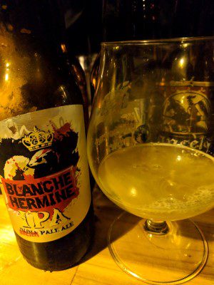 Lancelot Blanche Hermine IPA, Verkostung vom 19.09.2018