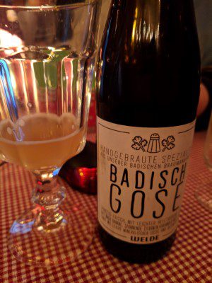 Welde Badisch Gose, Verkostung vom 21.03.2018