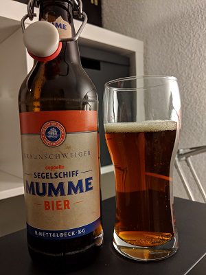 Segelschiff Mumme Bier, Verkostung vom 01.12.2018