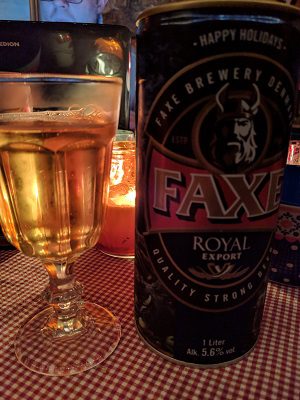 Faxe Royal Export, Verkostung vom 30.01.2019