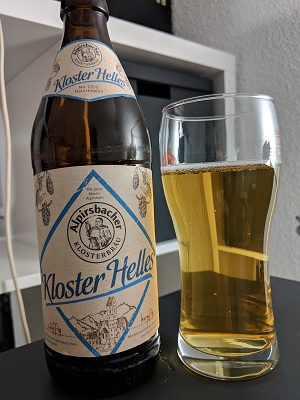 Alpirsbacher Kloster Hell, Verkostung vom 09.02.2019