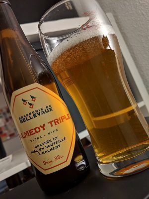 Brasserie de Bellevaux Malmedy Triple, Verkostung vom 09.02.2019