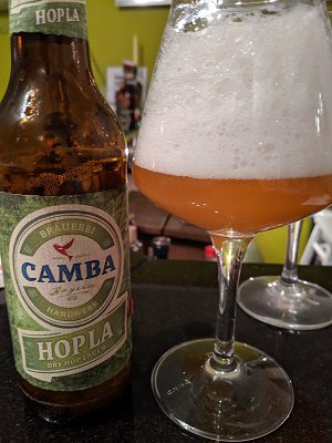 Camba Bavaria Hopla Dry Hop Lager, Verkostung vom 12.06.2019