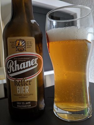 Rahner Keller Bier, Verkostung vom 06.07.2019