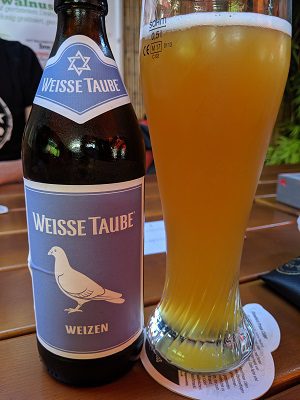 Weisse Taube Weizen, Verkostung vom 22.07.2019