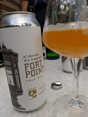 el dorado dry hopped Fort Point Pale Ale, Verkostung vom 01.08.2019