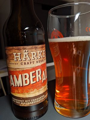 Härke Amber Ale, Verkostung vom 21.09.2019