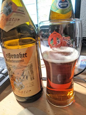 Weißenoher Bonator, Verkostung vom 15.11.2019