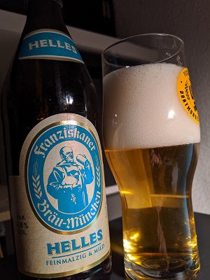 Franziskaner Helles, Verkostung vom 06.12.2019