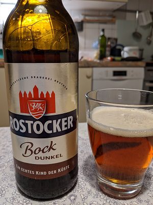 Rostocker Bock Dunkel, Verkostung vom 30.12.2019