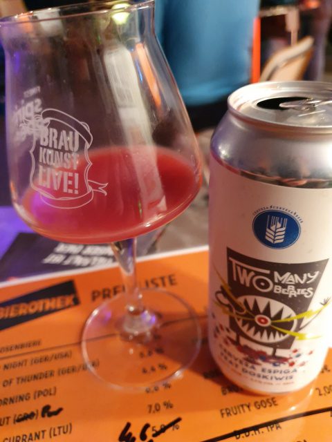 Espiga two many berries Fruity Gose, Verkostung vom 31.01.2020