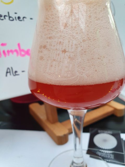 Testbräu Sorachi Saison Himbeere, Verkostung vom 31.01.2020