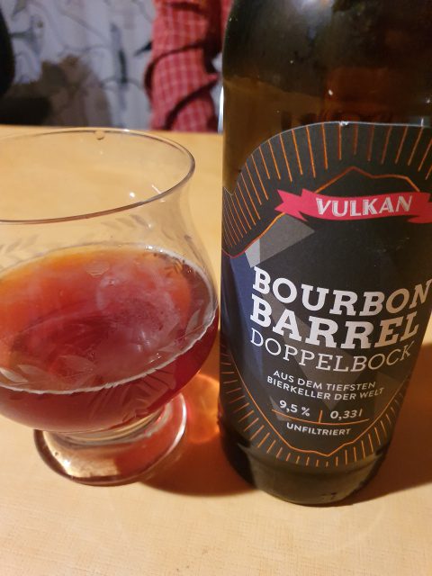 Vulkan Burbon Barrel Doppelbock, Verkostung vom 29.04.2020