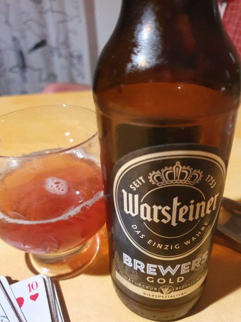 Warsteiner Brewers Gold, Verkostung vom 06.05.2020