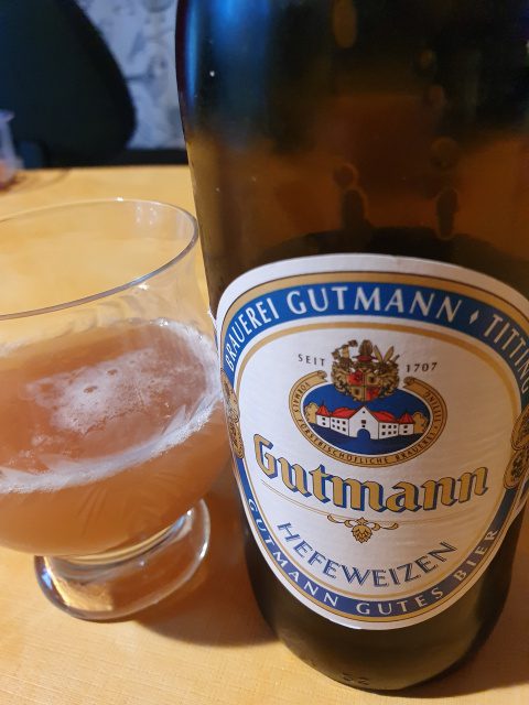 Gutmann Weizen Hell, Verkostung vom 20.05.2020