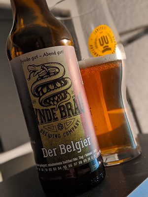 Synde Bräu Der Belgier, Verkostung vom 05.06.2020