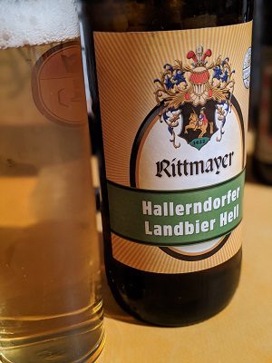 Hallerndorfer Landbier Hell, Verkostung vom 23.09.2020