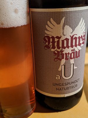 Mahrs Bräu a U, Verkostung vom 23.09.2020