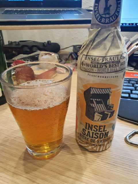 Insel-Brauerei Insel Saison - Bière de Saison, Verkostung vom 18.11.2020
