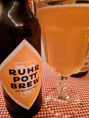 Ruhrpottbrew Helles von Hier, Verkostung vom 23.01.2021