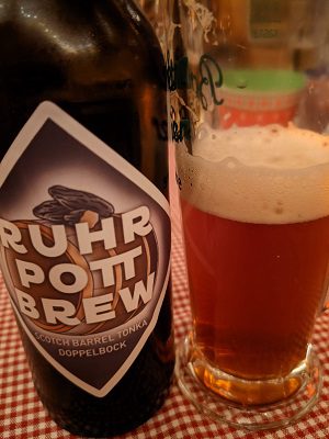 Ruhrpottbrew Scotch Barrel Tonka Doppelbock, Verkostung vom 23.01.2021