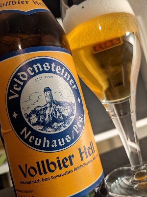 Veldensteiner Vollbier Hell, Verkostung vom 29.01.2021