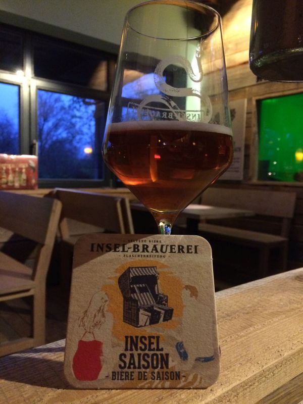 Insel-Brauerei Insel Saison - Bière de Saison, Verkostung vom 04.01.2022