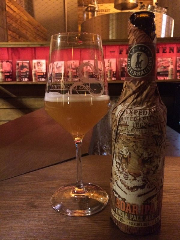 Insel-Brauerei Roar IPA, Verkostung vom 04.01.2022