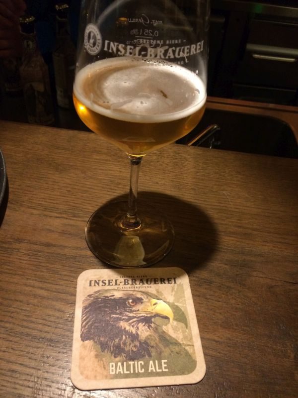Insel-Brauerei Baltic Ale, Verkostung vom 04.01.2022