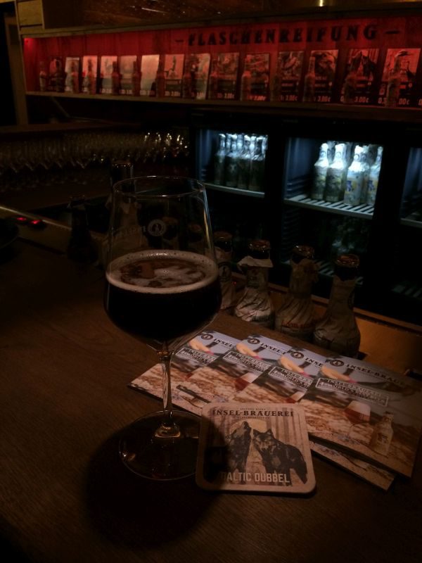 Insel-Brauerei Baltic Dubbel, Verkostung vom 04.01.2022