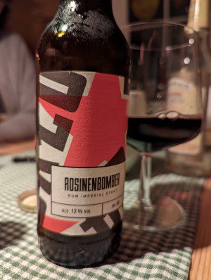 Brlo Rosinenbomber, Verkostung vom 12.01.2022