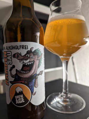 Brew Age Rampensau IPA Alkoholfrei, Verkostung vom 19.01.2022