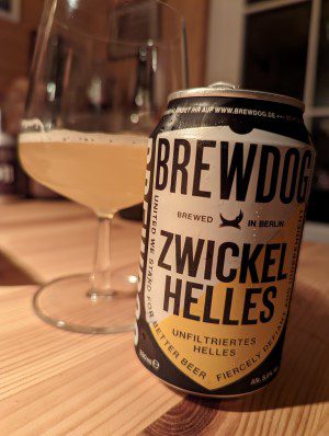 Brewdog Zwickel Helles, Verkostung vom 03.02.2022