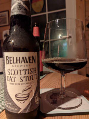 Belhaven Scottish Oat Stout, Verkostung vom 16.02.2022