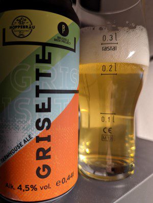 Brussels Beer Project / Hoppebräu Grisette, Verkostung vom 03.04.2022