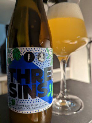 Brussels Beer Project THREE SINS, Verkostung vom 09.04.2022